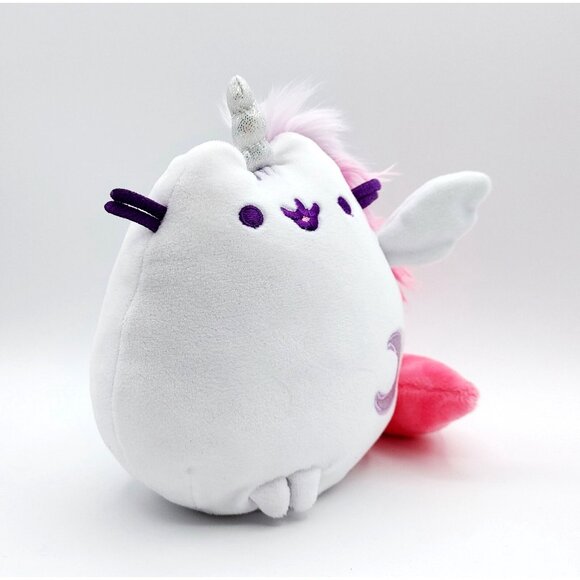 GUND Super Pusheenicorn 6" Squisheen Sitting Pose Pusheen Unicorn Cat White - Picture 2 of 4